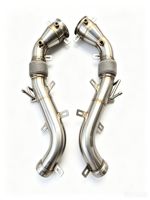 Tubería de Escape de Flujo Libre con Catalizador para McLaren 570S 650S 540C MP4-12C 600LT, Soldada con TIG en Acero Inoxidable SS304, en Stock, Lista para Enviar