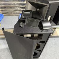 Sistem Suara Panggung Profesional SRX725, Speaker Neodymium Kembar 15 inci, Kabinet Kayu Lapis Birch MDF, Grosir Langsung Pabrik