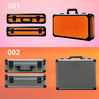 Mini-mallette de transport rigide en aluminium sur mesure avec cadre en aluminium et mousse, pour outils et boîtes à outils en aluminium
