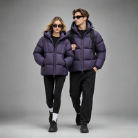 Veste matelassée pour couple en duvet de canard 90% (200g de garnissage), manteau en duvet pour femme pour l'hiver froid en extérieur - Vente en gros