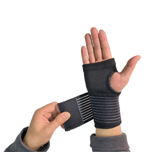 Erkekler & kadınlar için ayarlanabilir Polyester bilek başparmak desteği Brace Tendonitis burkulma karpal tünel ağrı için nefes atel - Product Image 1