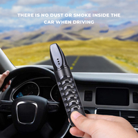 Nouveau Briquet Électrique Portable USB Rechargeable pour Voiture avec Cendrier, Support de Cigarette Paresseux pour Hommes, Accessoires Fumeurs