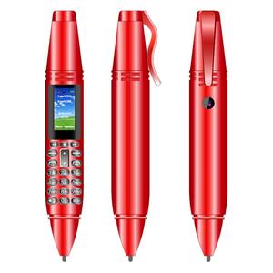 Ak007 2G Mini Pen Telefoon Dual Nano Sim Mobiele Telefoon 0.96 "550Mah Mobiele Telefoon Bluetooth Dialer 0.08mp Camera Voice Recorder Telefoon - Product Image 1