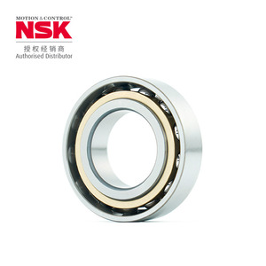 ตลับลูกปืนเม็ดกลมสัมผัสเชิงมุม Nsk รุ่น 7015 7044 M แบบกรงทองแดง แถวเดียว สำหรับโรงงานผลิต - Product Image 2