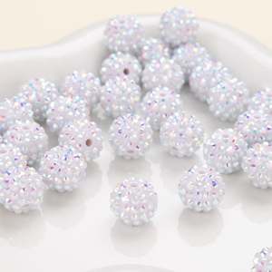 <strong>Wholesale</strong> Necklace Acrylic Rhinestone <strong>Beads</strong> Resin Accessories Gift Charms Beaded Pen Making Toy With <strong>Silicone</strong> <strong>Beads</strong> Fashion - Product Image 3