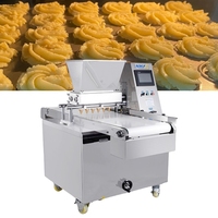 Prix de gros Déposant de biscuits entièrement automatique Déposant de gâteaux Machine à macaron Boulangerie Éponge Machine d'équipement de fabrication de gâteaux