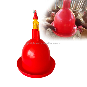 Bebedero de Campana para Pollos Plasson de Alta Calidad QA, Bebederos Automáticos para Aves de Corral con Recipiente para Pollos de Engorde - Product Image 1