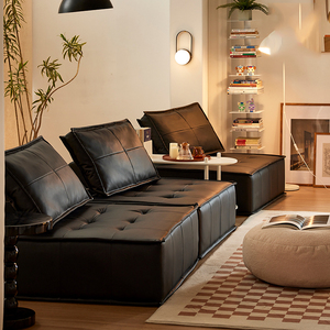 Factory Direct European and American Fabric <strong>Sofa</strong> Balcony <strong>Bedroom</strong> Technology Cloth <strong>Small</strong> Family <strong>Sofa</strong> Bed Lazy Modular Block <strong>Sofa</strong> - Product Image 2