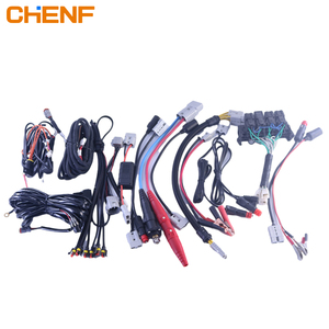 CHENF Câble de raccordement en fibre optique personnalisable avec terminal de voiture en cuivre, adaptateur d'alimentation, diverses longueurs de câble et couleurs de <span class=keywords><strong>gaine</strong></span> - Product Image 2