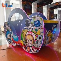 Mesa de Hockey de Aire Infantil LIFUN Interstellar Baby Star para 2 Jugadores, Operada con Monedas, Juego de Arcade para Niños con Dispensador de Boletos para Centros Comerciales