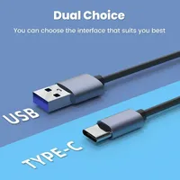 Lector de Tarjetas Multifunción MEUYAG 6 en 1 USB 2.0/Tipo-C, Adaptador de Tarjetas de Memoria SD/TF/XD/CF/M2, Puertos USB Tipo-C para Transferencia de Datos
