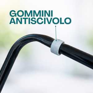 Stendibiancheria Pieghevole in Metallo con Lunghezza di Asciugatura 18m, Salvaspazio, da Terra con Piedini - Product Image 4