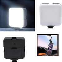 Nouvelle vente Portable poche LED caméra lumière tricolore 49 pièces éclairage de remplissage pour photographie vidéo Vlog conférence
