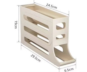 Distributeur d'œufs automatique à 4 niveaux, conteneur à œufs portable de grande capacité pour la cuisine - Product Image 4