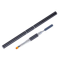 1 pièce Pinceau double embout pour extension de gel, stylo de peinture florale, spatule pour gel UV acrylique, outil de manucure
