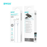 BWOO nouveau téléphone portable type a à type c câble de données usb matériel tpe 18w câble de charge usb-c