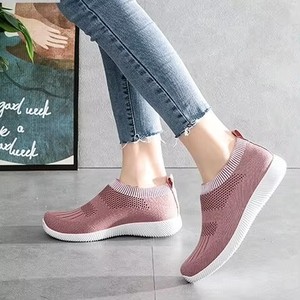 MHK47 Hot Selling Outdoor <b>Sneakers</b> Lightweight <b>Slip</b> <b>on</b> Flat Walking Women's Sport Shoes - Product Image 5