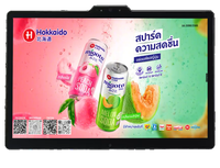 Layar Sandaran Kepala Taksi Android DHB 13,3 Inci, Kartu SIM 4G, GPS, Kamera, Sensor Tubuh, Layar Iklan Digital Taksi 1920x1080