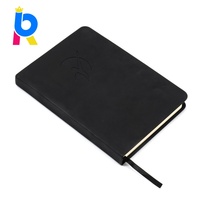 Fournisseur de fournitures de bureau et scolaires, agenda en cuir PU A5, logo personnalisé, couverture rigide, carnet de notes avec bande élastique