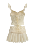 SS2397 vêtements pour femmes de haute qualité ensemble 2 pièces femmes été Sexy femmes robe mince ensemble deux pièces