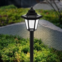 Projecteur solaire LED RGB à palette de couleurs IP65 étanche en forme de palais, lumière hexagonale au sol pour patio, cour extérieure, jardin