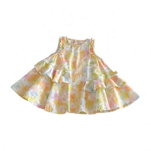 Vestito Senza Maniche Stile Principessa con Stampa <span class=keywords><strong>Unicorno</strong></span> a Righe, Abbigliamento Casual da Festa per Bambine - Product Image 5
