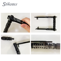 Connecteur PV Staubli MC4 Evo2 MC4 mâle et femelle IP68 pour Longi JA Solar, 1500V, 8, 10, 12 AWG, 1500VDC Evo 2