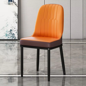 Set <span class=keywords><strong>da</strong></span> Caffè all'Ingrosso Sedia <span class=keywords><strong>da</strong></span> <span class=keywords><strong>Pranzo</strong></span> <span class=keywords><strong>in</strong></span> <span class=keywords><strong>Pelle</strong></span> <span class=keywords><strong>Sedie</strong></span> <span class=keywords><strong>da</strong></span> Cucina Eleganti con Gambe <span class=keywords><strong>in</strong></span> Metallo - Product Image 6
