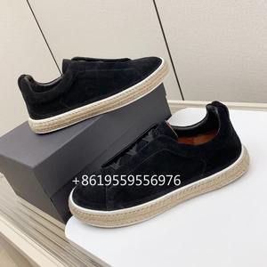 Sepatu Kasual Pria Berkualitas Tinggi, Gaya Baru Merek <span class=keywords><strong>Fashion</strong></span> Desainer Mewah Sepatu Kasual Resort Pria Kulit Asli - Product Image 4