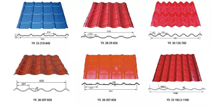 PLC 제어 유광 시트 지붕 패널 기와 제조 기계 - Product Image 6