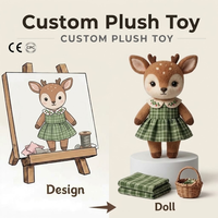 Peluches Personnalisées OEM – Vente en Gros de Peluches Fantaisie Souris Nordique Style Conte de Fées pour Enfants