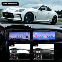 Unidad Principal de Doble Pantalla con Android 13 para GT86 BRZ FRS, Directo de Fábrica, Carplay, Android Auto, DSP para Navegación, WIFI, Tablero