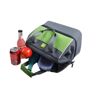 Lonchera Térmica Aislada de 20L con Panel Solar, Bolsa Refrigerante Impermeable para Oficina, Viajes y Picnics, Hecha de Material 600D - Product Image 1