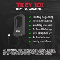 THINKCAR TKEY101 Set avec 6 télécommandes, programmeur de clés universel, prend en charge les systèmes antivol, programmeur de clés TKEY 101