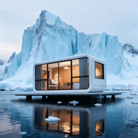 Casa Modular Moderna China de 20 pies, Tipo Apple House, Apple Cabin
