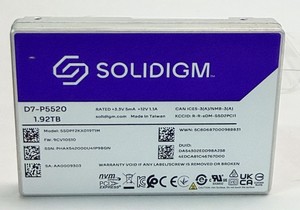 Intel SSD DC P5520 Seri 1.92TB NVMe U.2 Internal Server Metal SSD Baru PF2KX019T1TO - Product Image 3