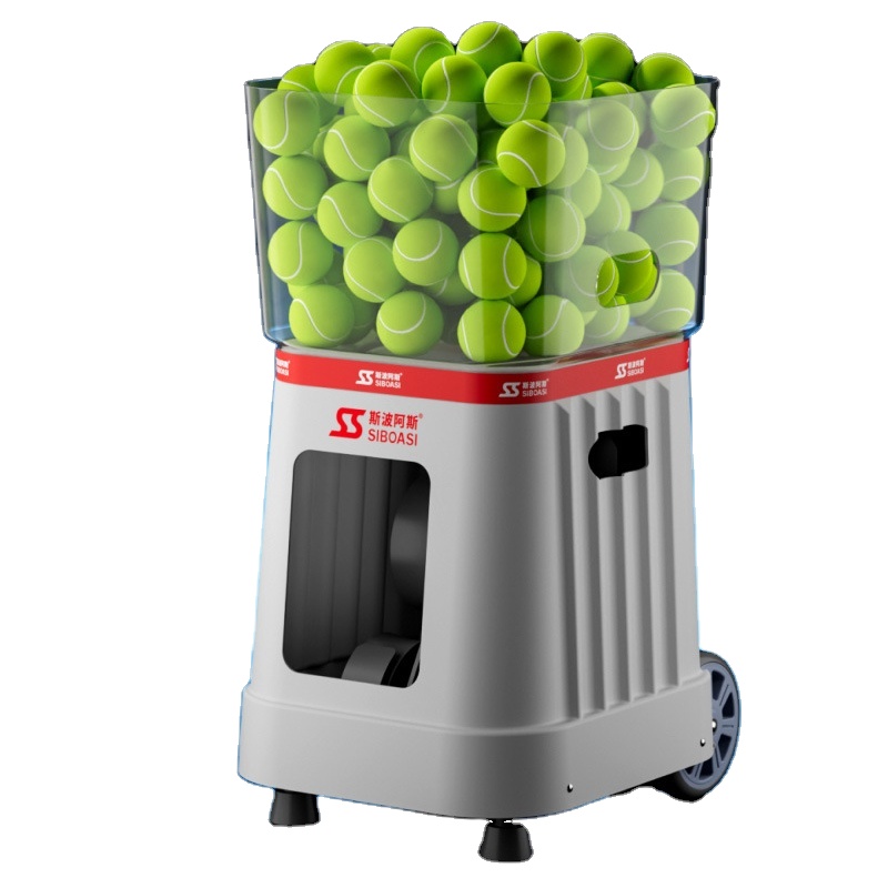 Tennis Ball Machine T7new Automatic Smart Professional Ball Throwing Training PVC Material Voice Control Tennis Trainer