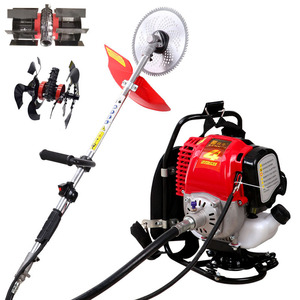 Débroussailleuse à dos thermique 4 temps portable pour usage agricole, outil industriel haute performance pour le désherbage et la coupe - Product Image 4