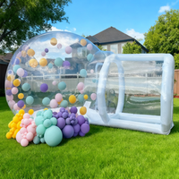 Douerfei CQ-01 Château gonflable commercial en PVC transparent, couleur personnalisée, installation facile, taille personnalisable 3m pour enfants