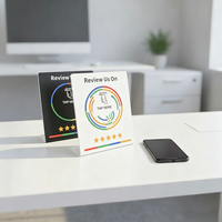 Tarjeta de Visita Inteligente NFC ISO RFID Impermeable con Código QR, Tarjeta con Chip NFC 213/215/216 Sin Contacto, Compartición Rápida de Enlaces de Redes Sociales