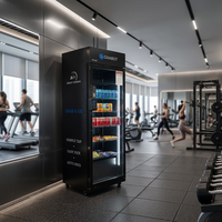 Distributeur automatique de snacks et boissons Combo AI grande capacité avec double vitrage sécurisé