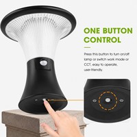 Lampadaire solaire 10W 1000lm à capacité réelle, garantie 3 ans, ultra-lumineux à 360°, ignifuge, qualité industrielle pour éclairage d'aires