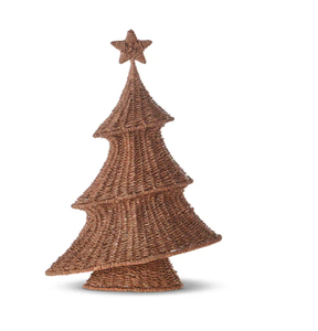 Base para Árbol de Navidad de Ratán Natural Hecha a Mano, Ecológica y Duradera, Decoración de Mesa para las Fiestas - Product Image 2
