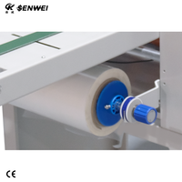 SENWEI SMFM5002Z plastifieuse de chauffage à l'huile de 355m de largeur Machine à plastifier manuelle Double face