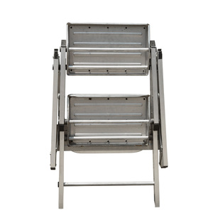 Tabouret pliable en aluminium à 2 marches avec main courante de sécurité anti-aluminium - Product Image 3