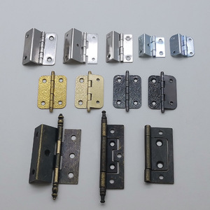 Furniture Hinge Iron Surface Mount Durable Industrial Style <b>Cabinet</b> Door Hardware - Product Image 1