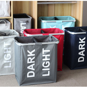Good Quality Aluminium Alloy Laundry Basket Waterproof Polyester Laundry Bag Laundry Mesh Bag Custom