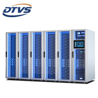 Armoire de serveur de centre de données intégrée intelligente 42U en acier SPCC, protection IP20, porte frontale en verre, alimentation CA UPS, environnement ignifuge
