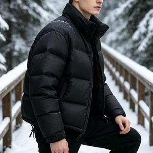 Lightweight Winter <b>Padded</b> Coat Hooded Wind Resistant Jacket <b>buffer</b> down winter jacket for men for Cold Zone - Product Image 5