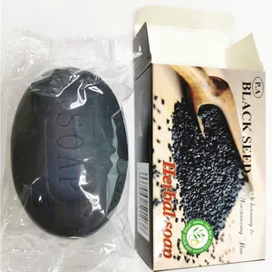 Di trasporto del nuovo naturale formula nutrire a base di erbe olio essenziale di idratazione della pelle 120g di seta nero di semi di sapone